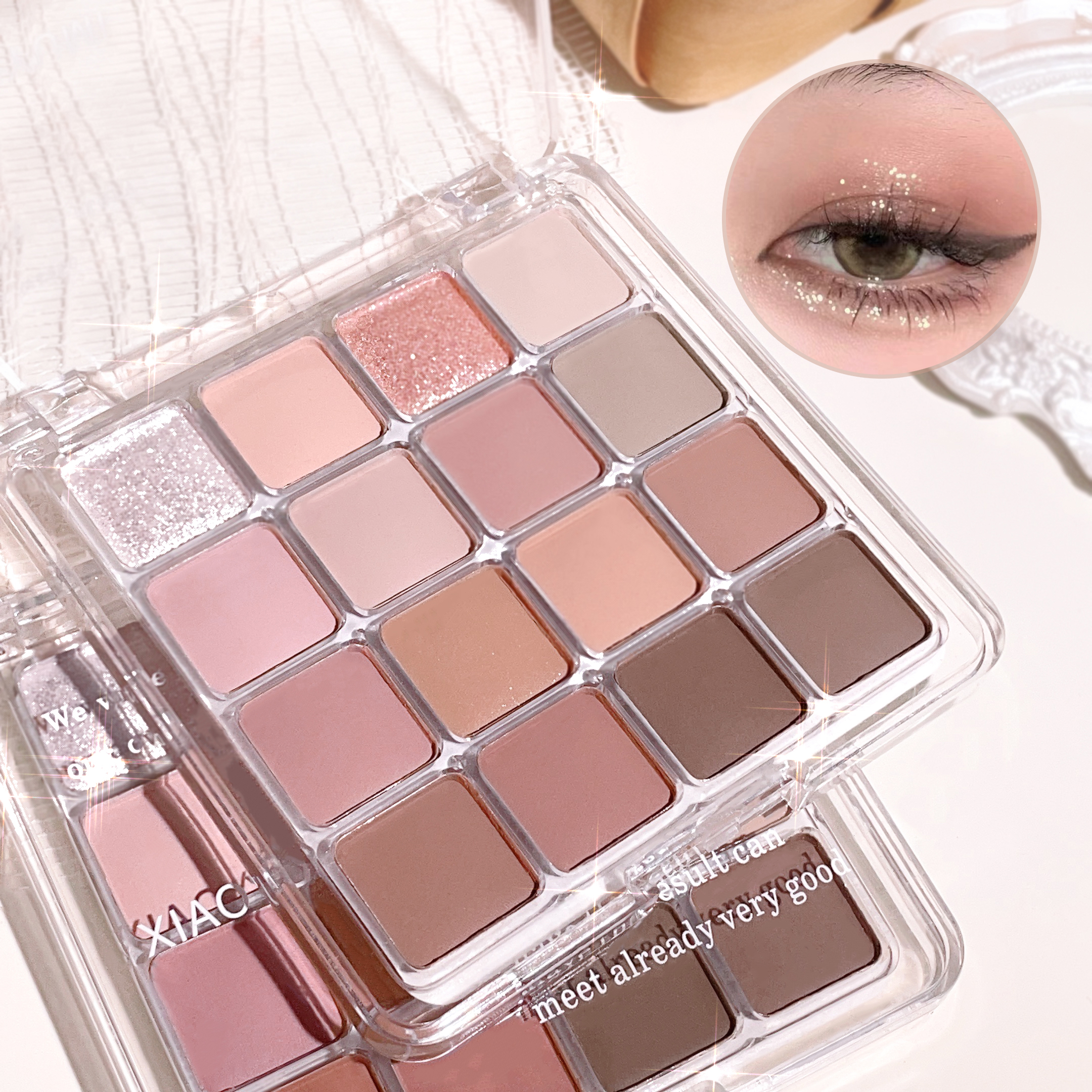 J Beauty Makeup - Sixteen-color sunset magic eye shadow plate