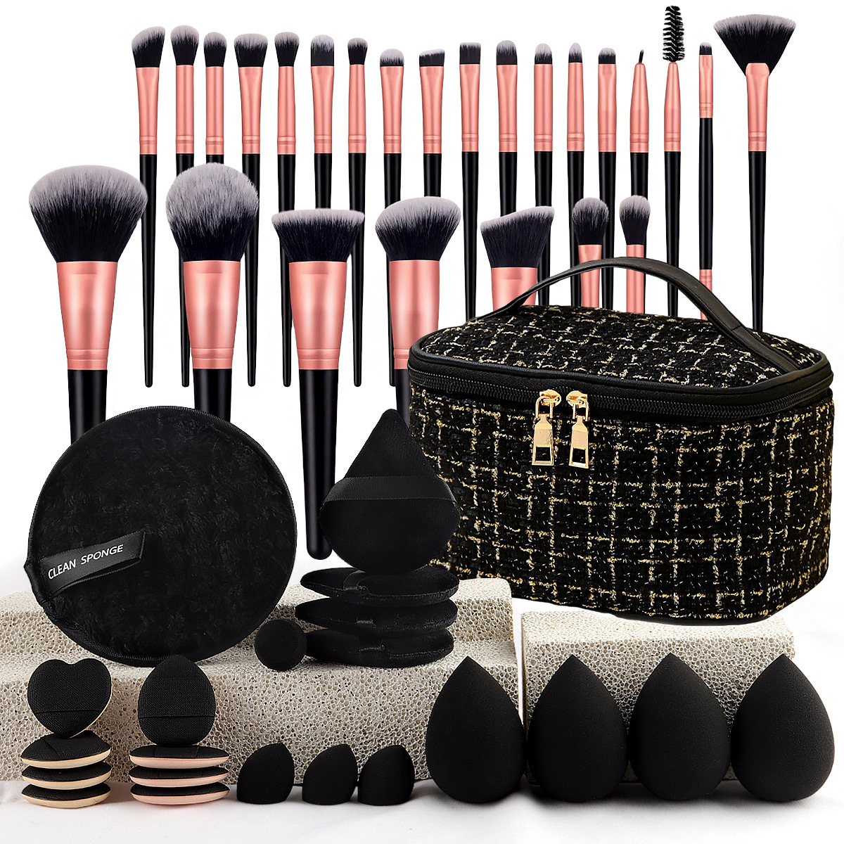 Beauty Makeup Kit - Makeup Brush Set Chic Fragrance Style