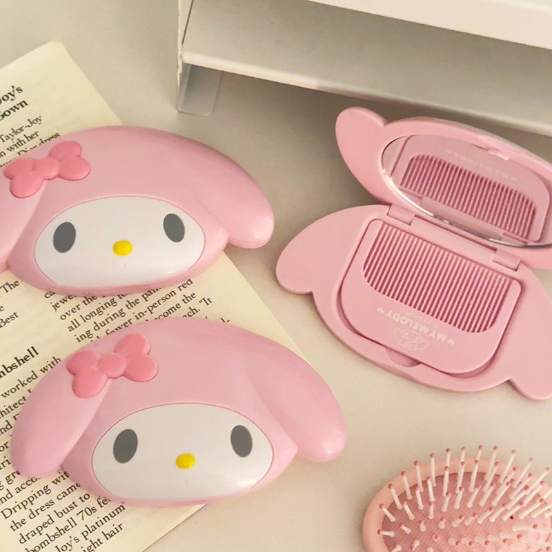 My Beauty Makeup Set - Cute 2 in 1 Comb Mirror