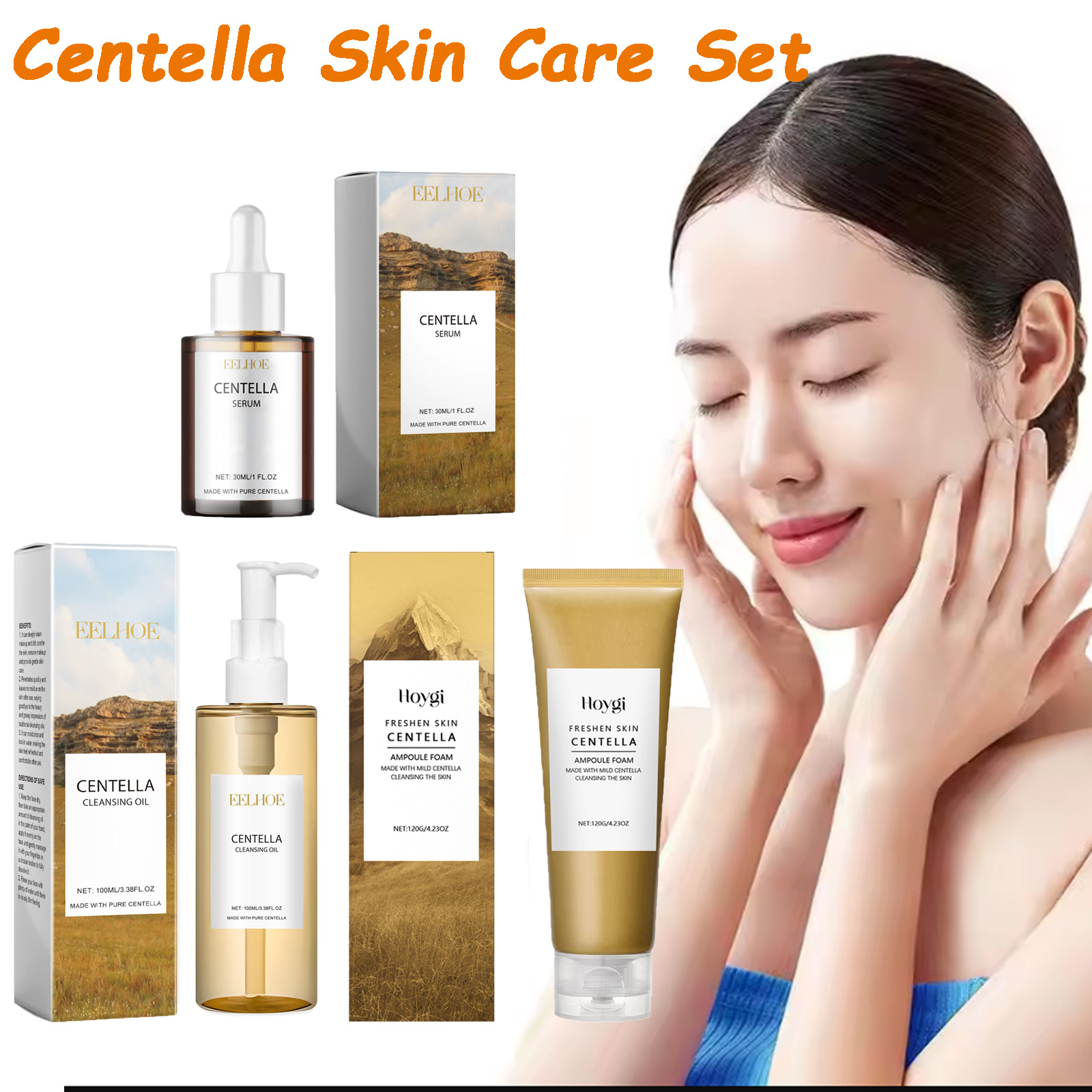 Vitamin C Serum Face - Centella Skin Care Set Centella Serum