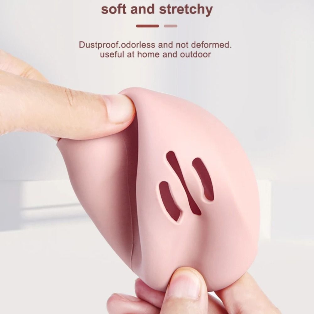 Beauty Makeup Case - Portable Silicone Makeup Sponge Holder Multi-Hole