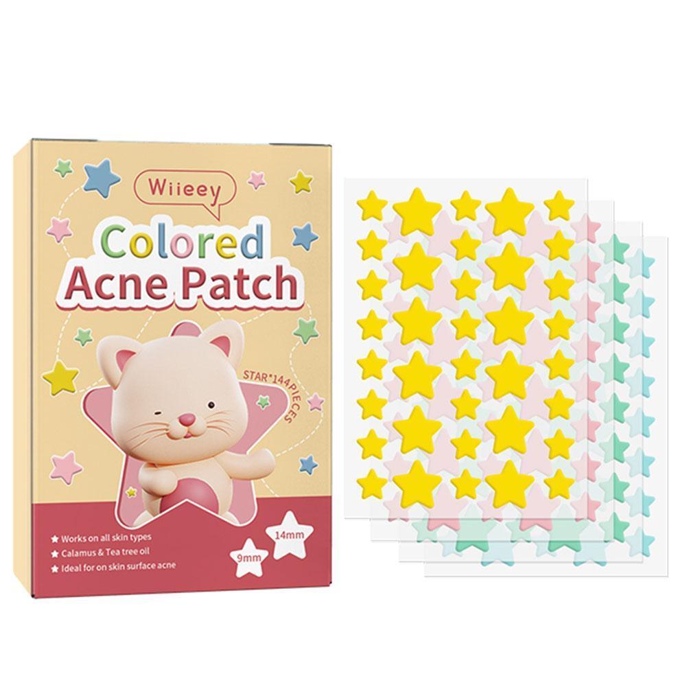 Beauty Makeup Kit - 144Pcs/Set Star Pimple Patch Acne Colorful