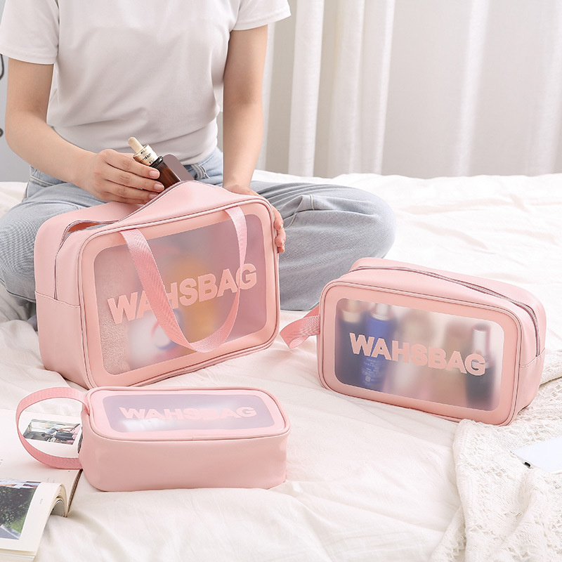 Beauty Makeup Case - Portable Travel Wash Bag Female Transparent