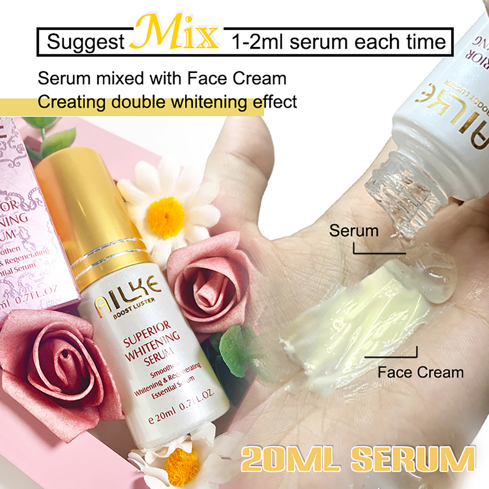 AILKE Super Whitening Face Ser - Vitamin C Serum Face 评论和价格