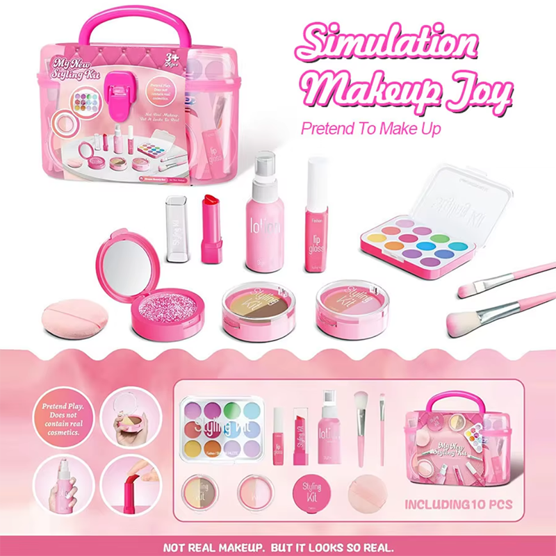 10 Pcs/set Simulation Pretend  - Beauty Makeup Kit For Kids 评论和价格