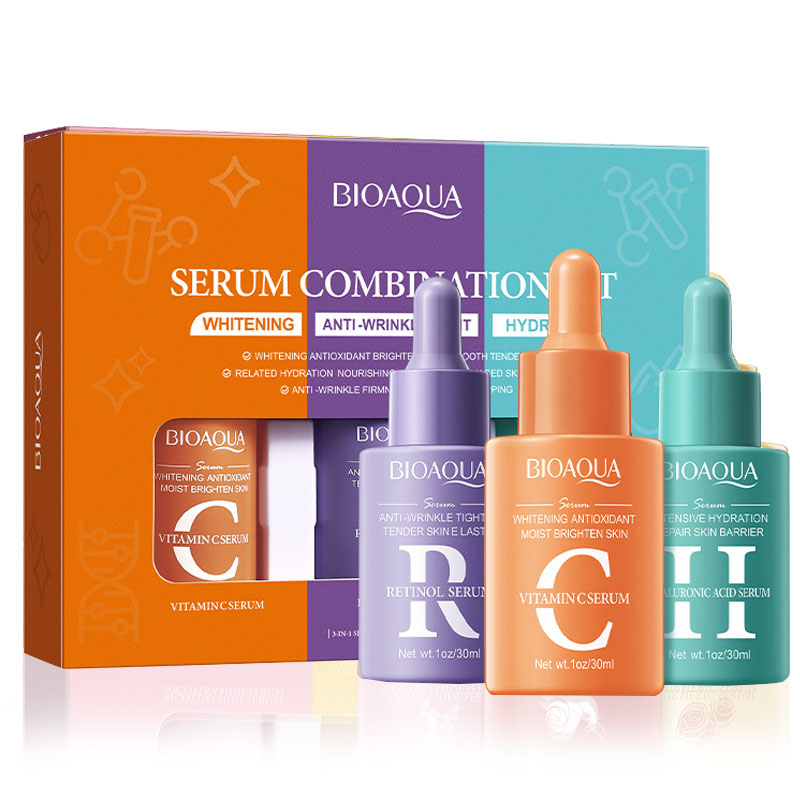 3pcs/set BIOAQUA Vitamin C Ret - Vitamin C Serum Face 评论和价格