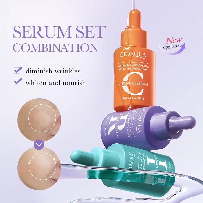 3pcs/set BIOAQUA Vitamin C Ret - Vitamin C Serum Face 评论和价格