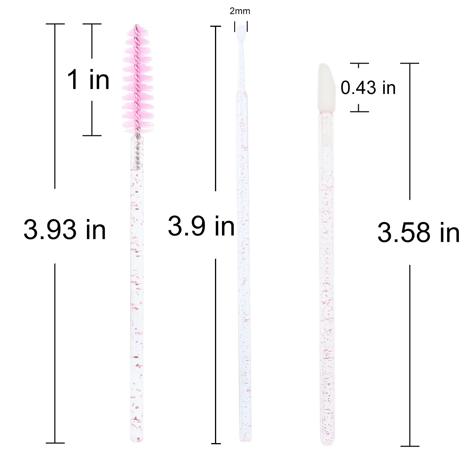200pcs Disposable Brushes Set  - Beauty Makeup Kit 评论和价格