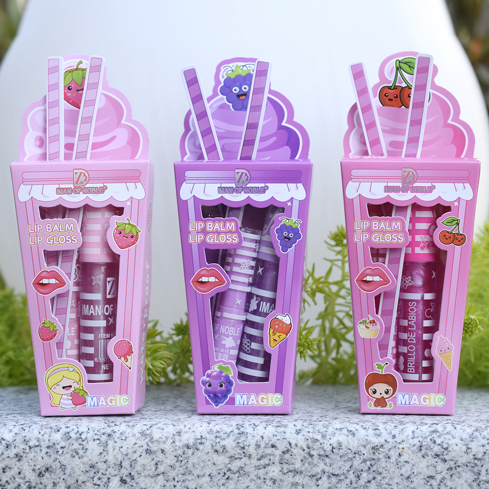 Cute Ice Cream Shiny Lip Gloss - J Beauty Makeup 评论和价格