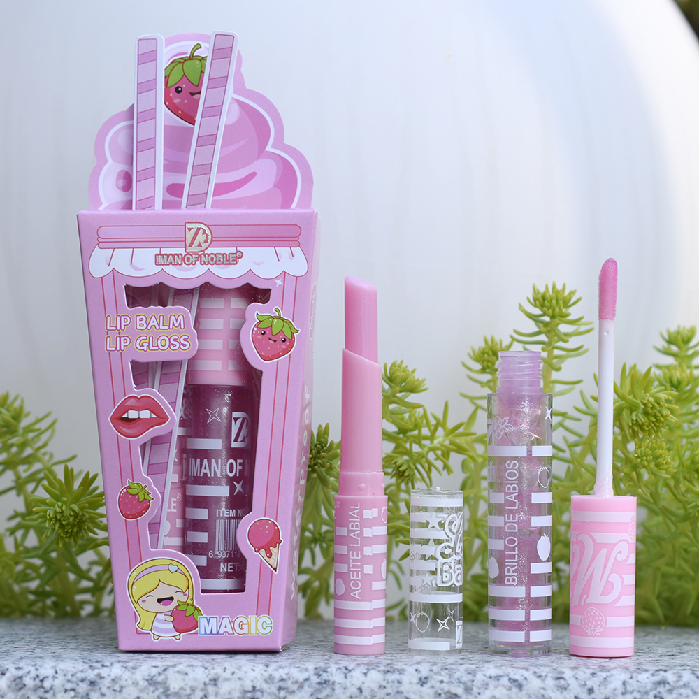 Cute Ice Cream Shiny Lip Gloss - J Beauty Makeup 评论和价格