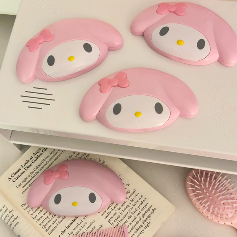 Cute 2 in 1 Comb Mirror Portab - My Beauty Makeup Set 评论和价格