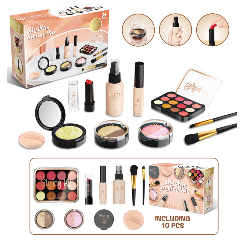 10 Pcs Simulation Girl Beauty  - Beauty Makeup Kit For Kids 评论和价格