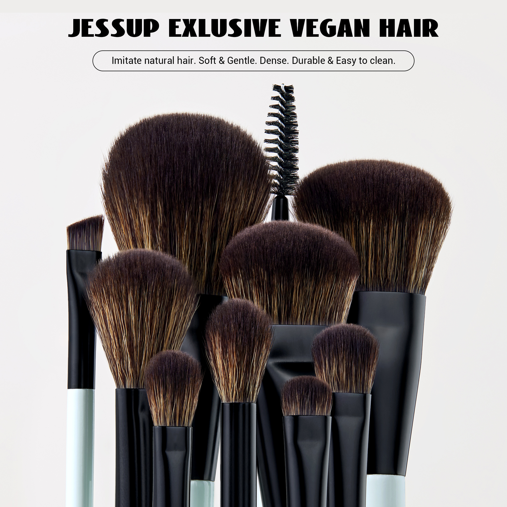 Jessup Makeup Brush Set Double - J Beauty Makeup 评论和价格