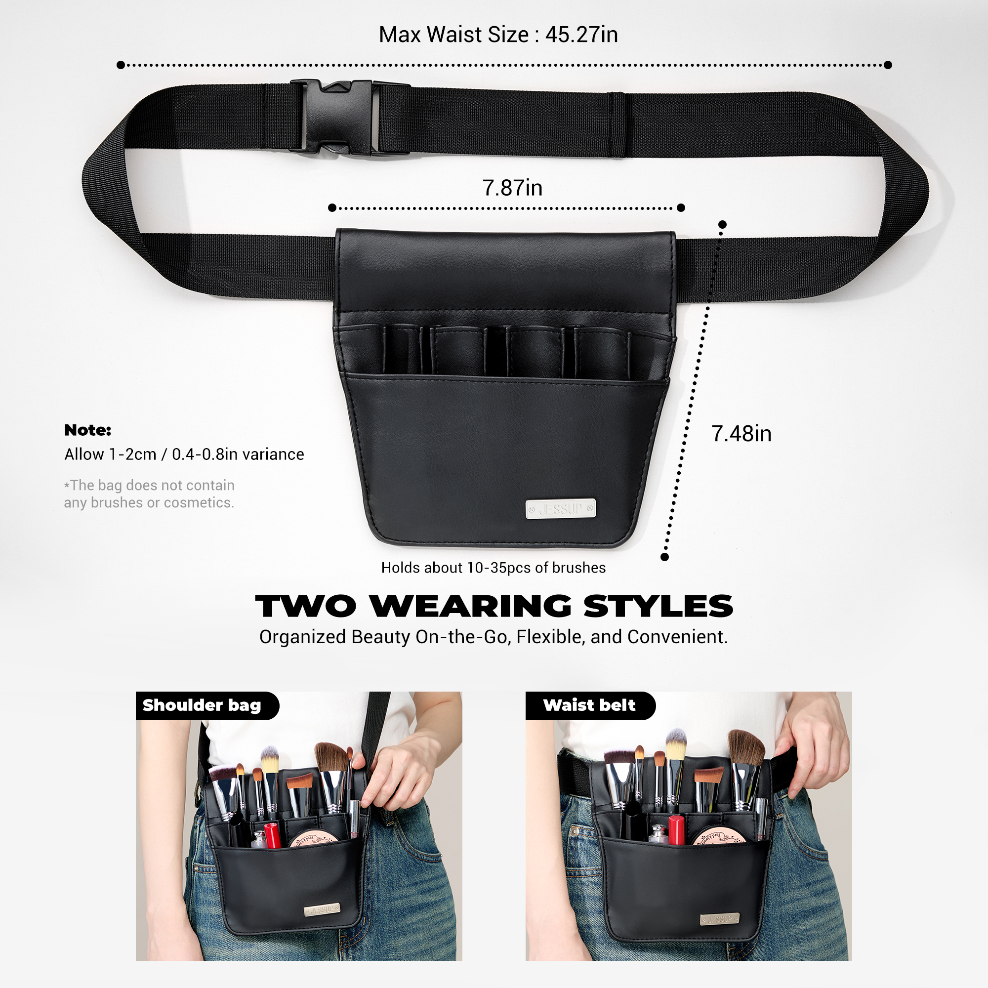 Jessup Makeup Artist Belt Bag  - Beauty Makeup Case 评论和价格