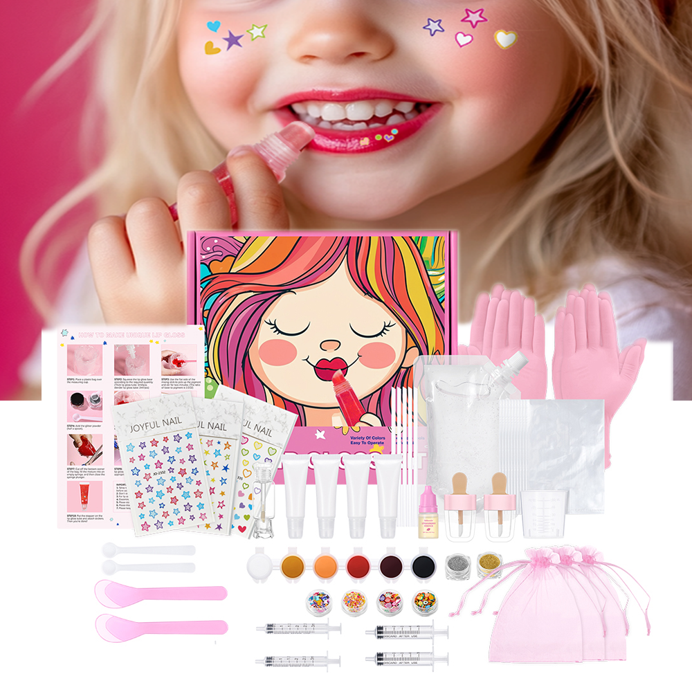 Lip Gloss Base Set Lip Gloss M - Beauty Makeup Kit For Kids 评论和价格