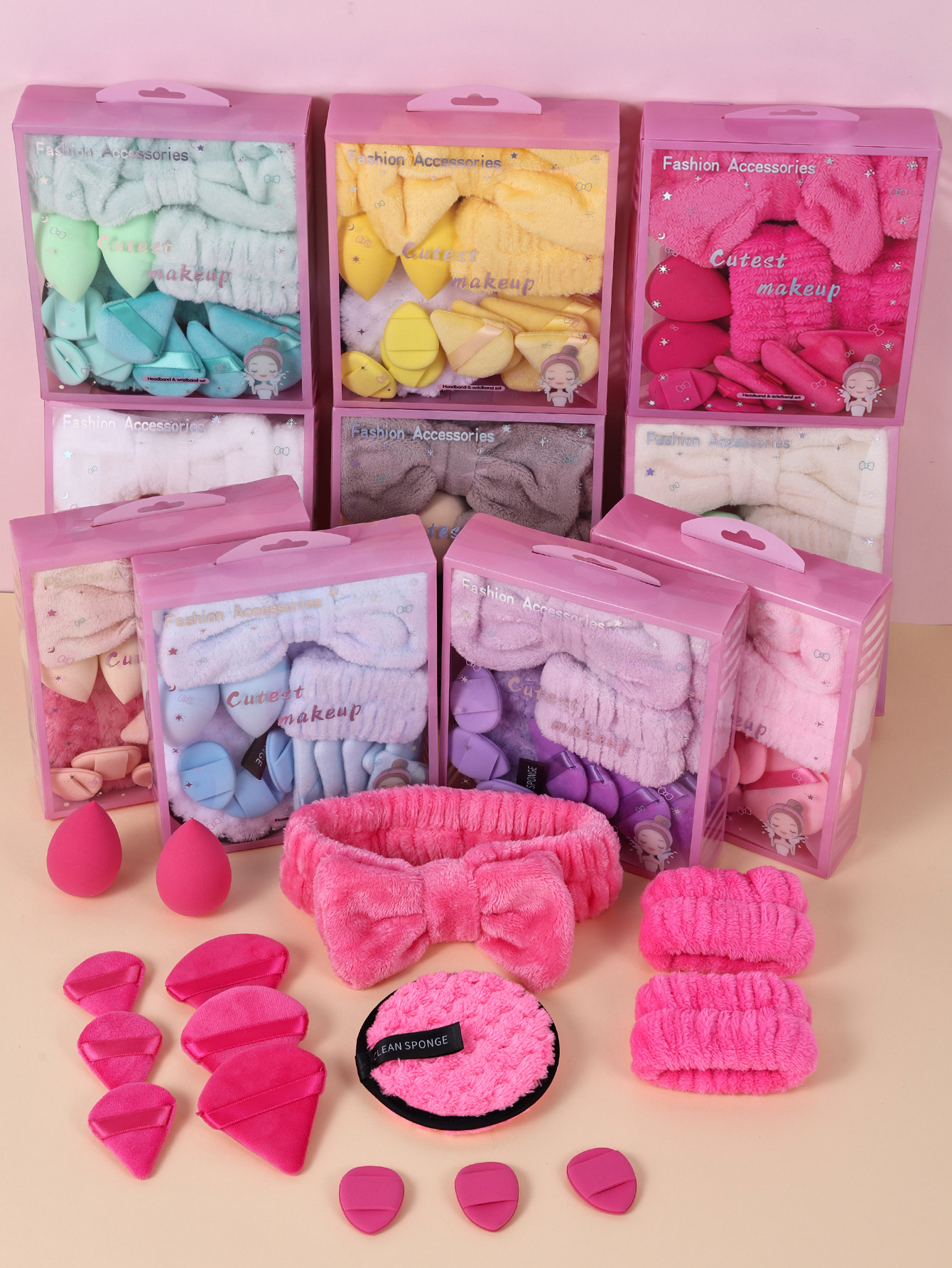 15pcs Women Wash Face Spa Hair - Beauty Makeup Kit 评论和价格