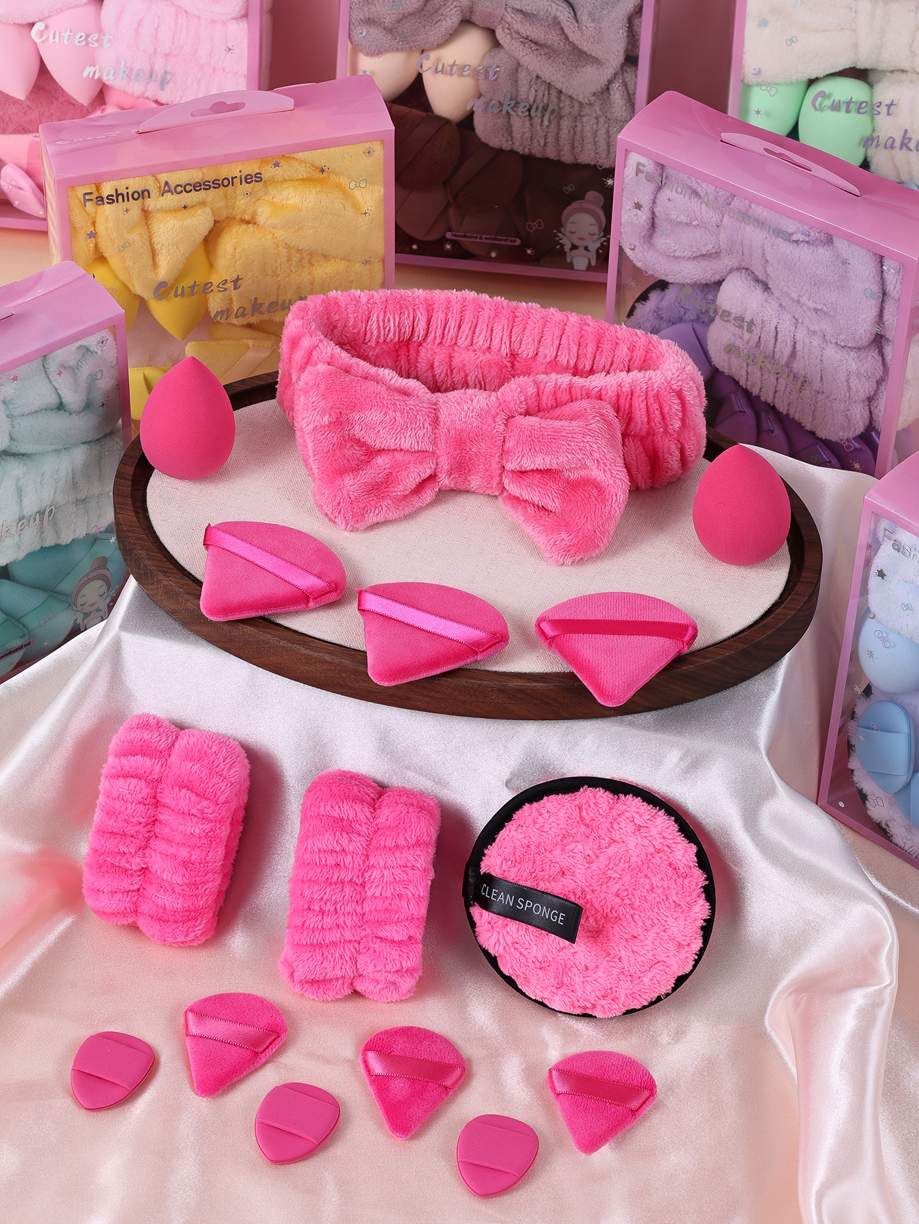 15pcs Women Wash Face Spa Hair - Beauty Makeup Kit 评论和价格
