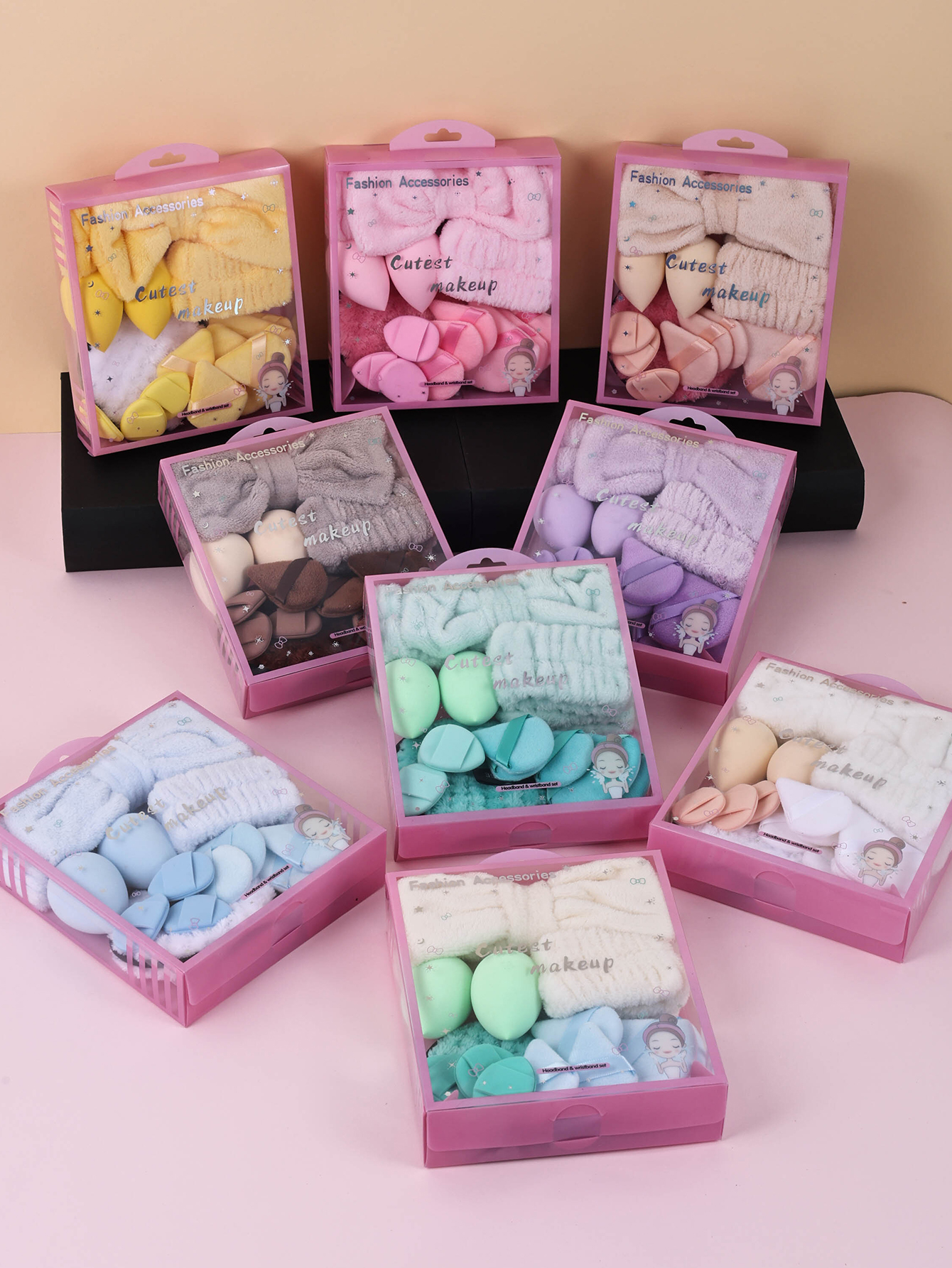 15pcs Women Wash Face Spa Hair - Beauty Makeup Kit 评论和价格