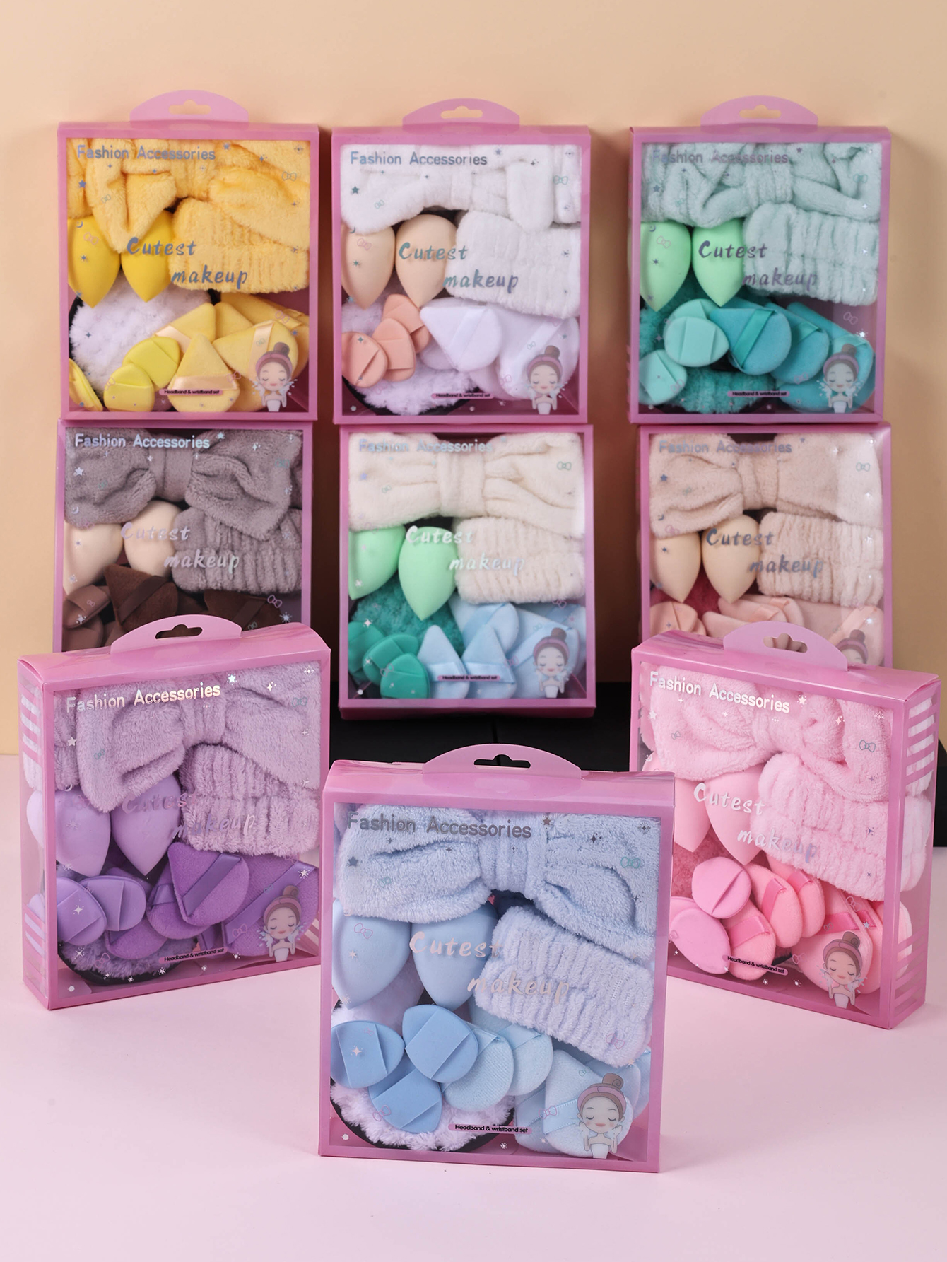 15pcs Women Wash Face Spa Hair - Beauty Makeup Kit 评论和价格