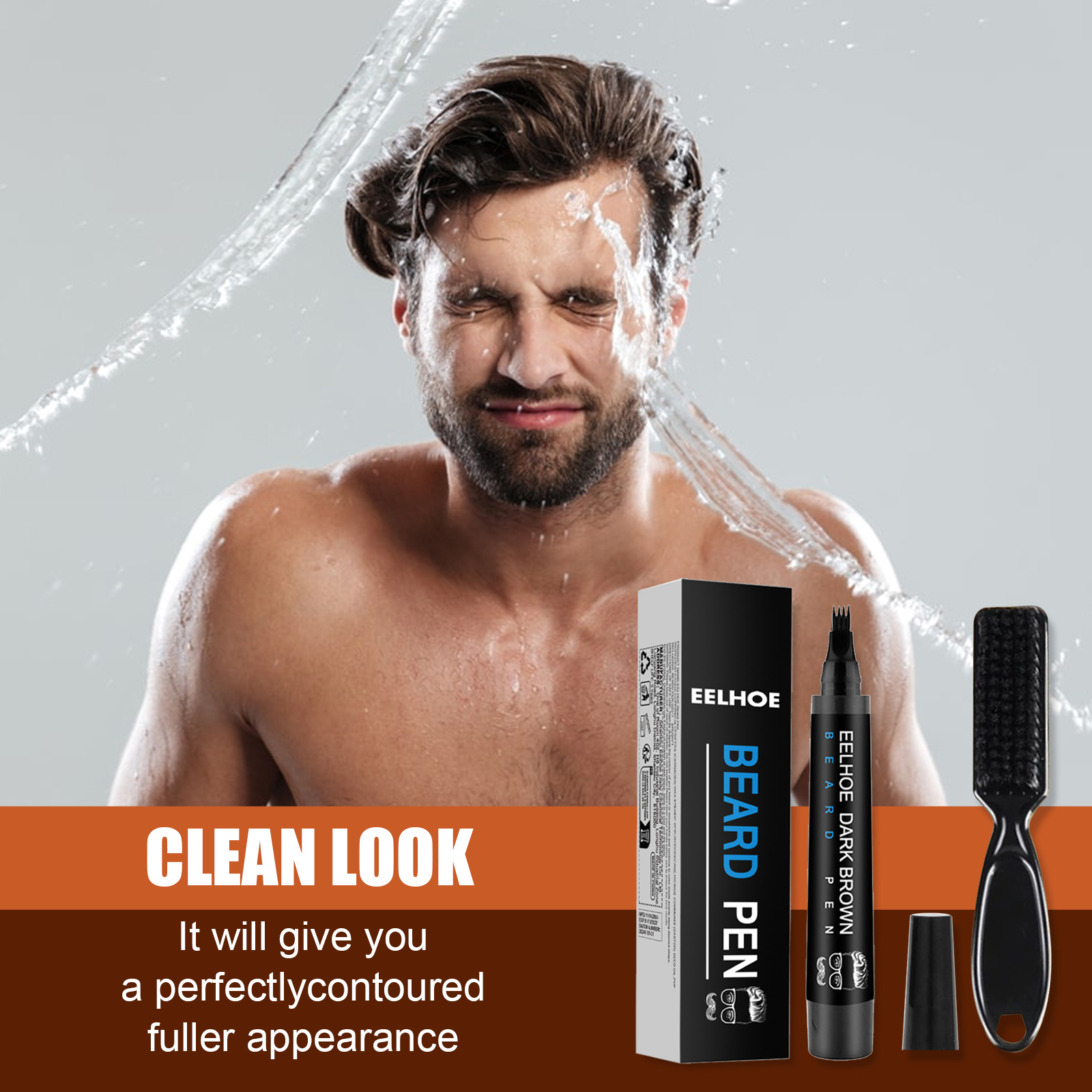 Beard Fillering Pen Kit Thicke - Beauty Makeup Kit 评论和价格