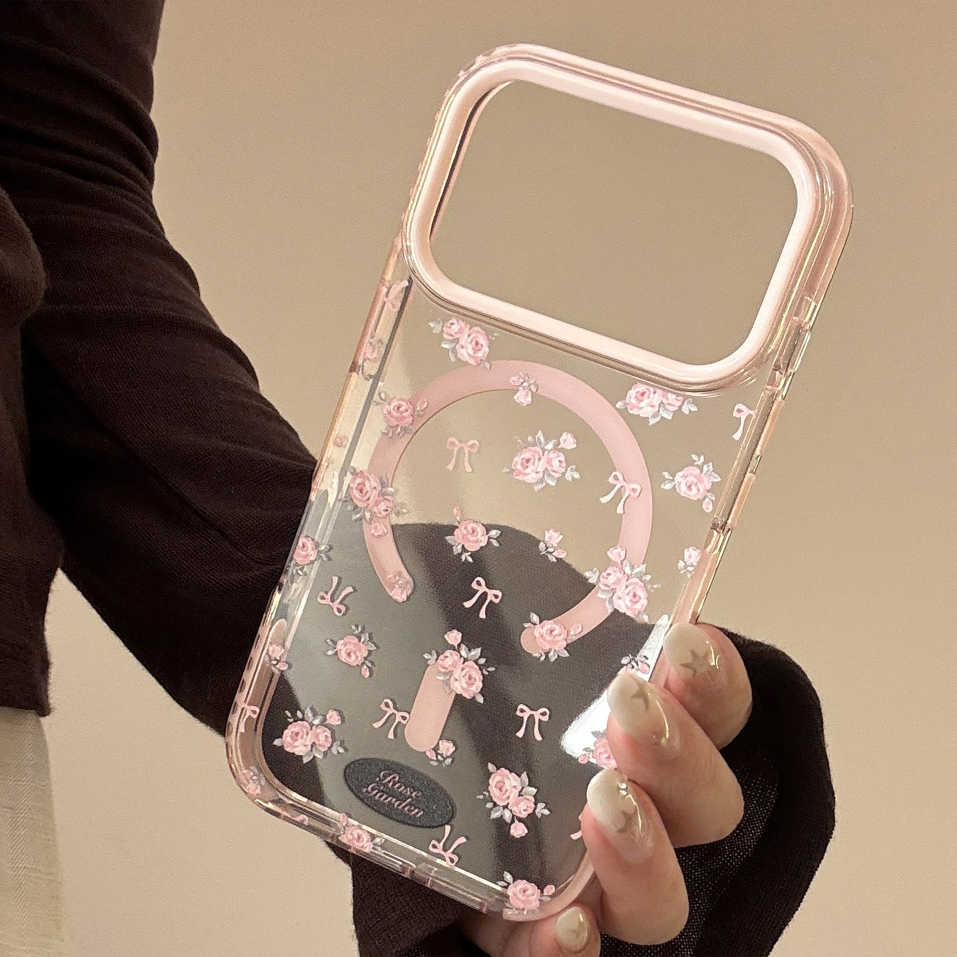 Gentle Beautiful Pink Rose Flo - Beauty Makeup Case 评论和价格