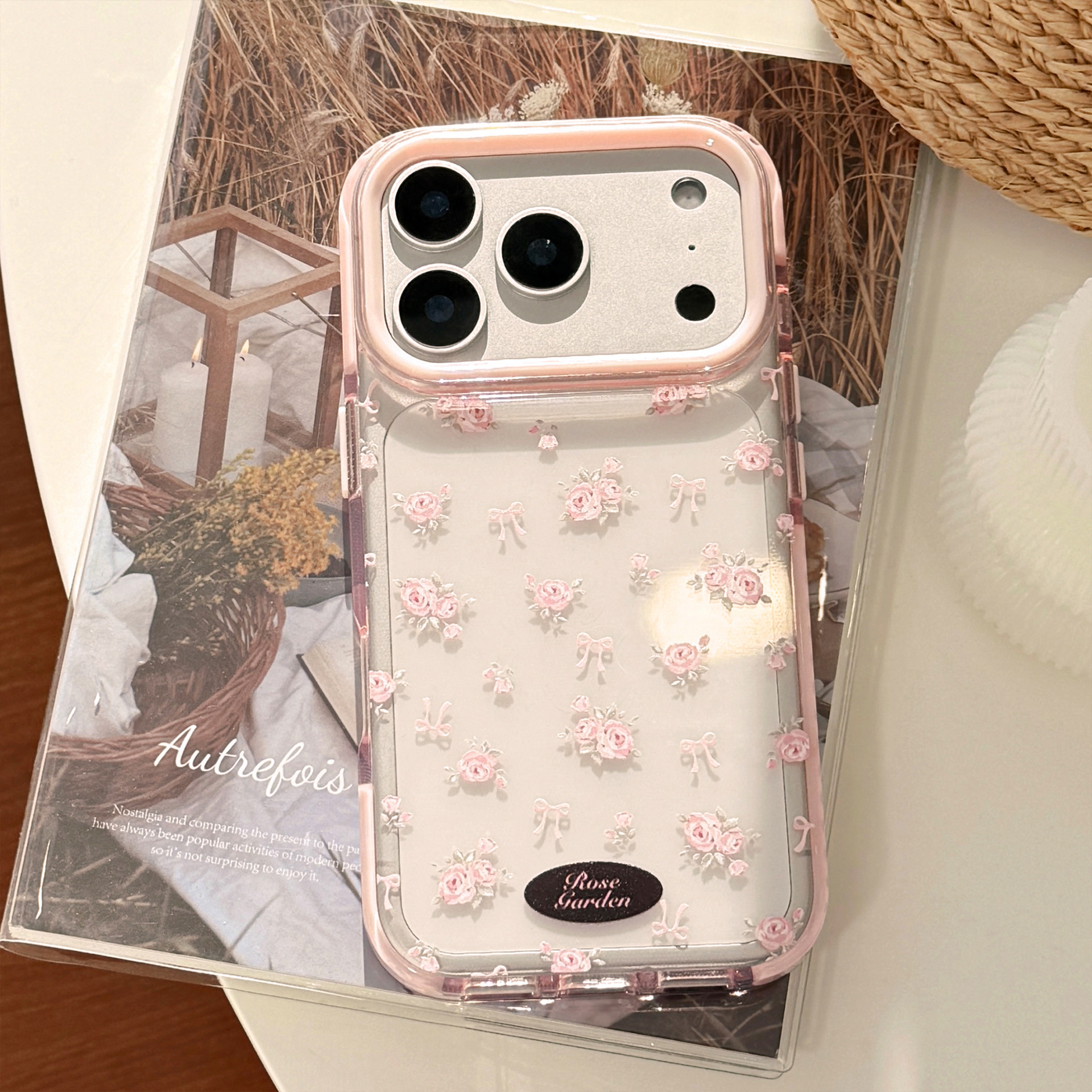 Gentle Beautiful Pink Rose Flo - Beauty Makeup Case 评论和价格