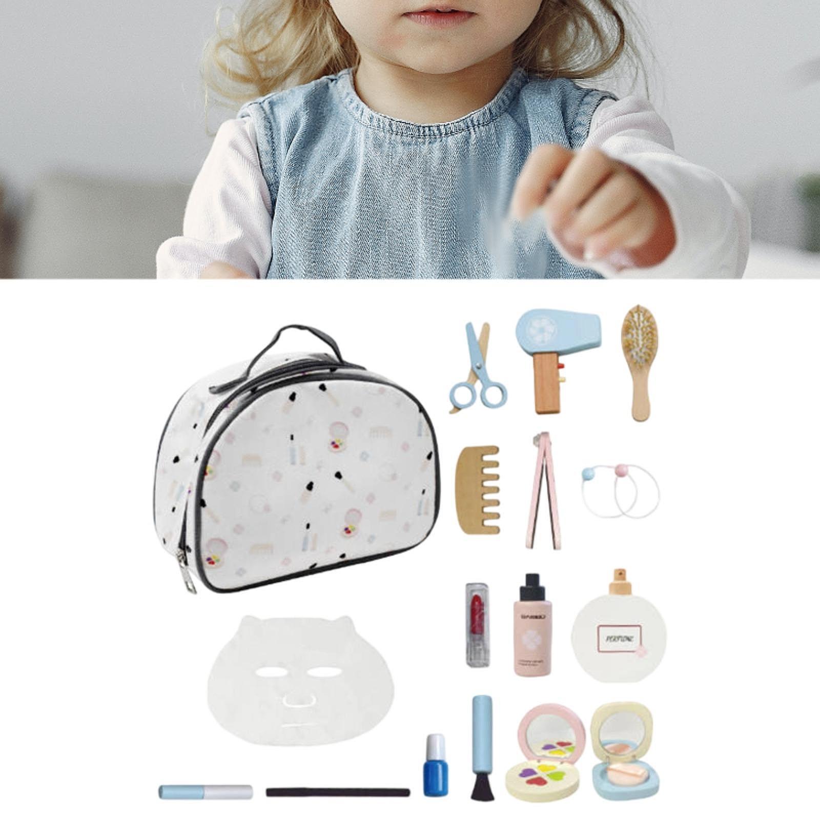 Wooden Makeup Toy Set Role Pla - Makeup Beauty House 评论和价格