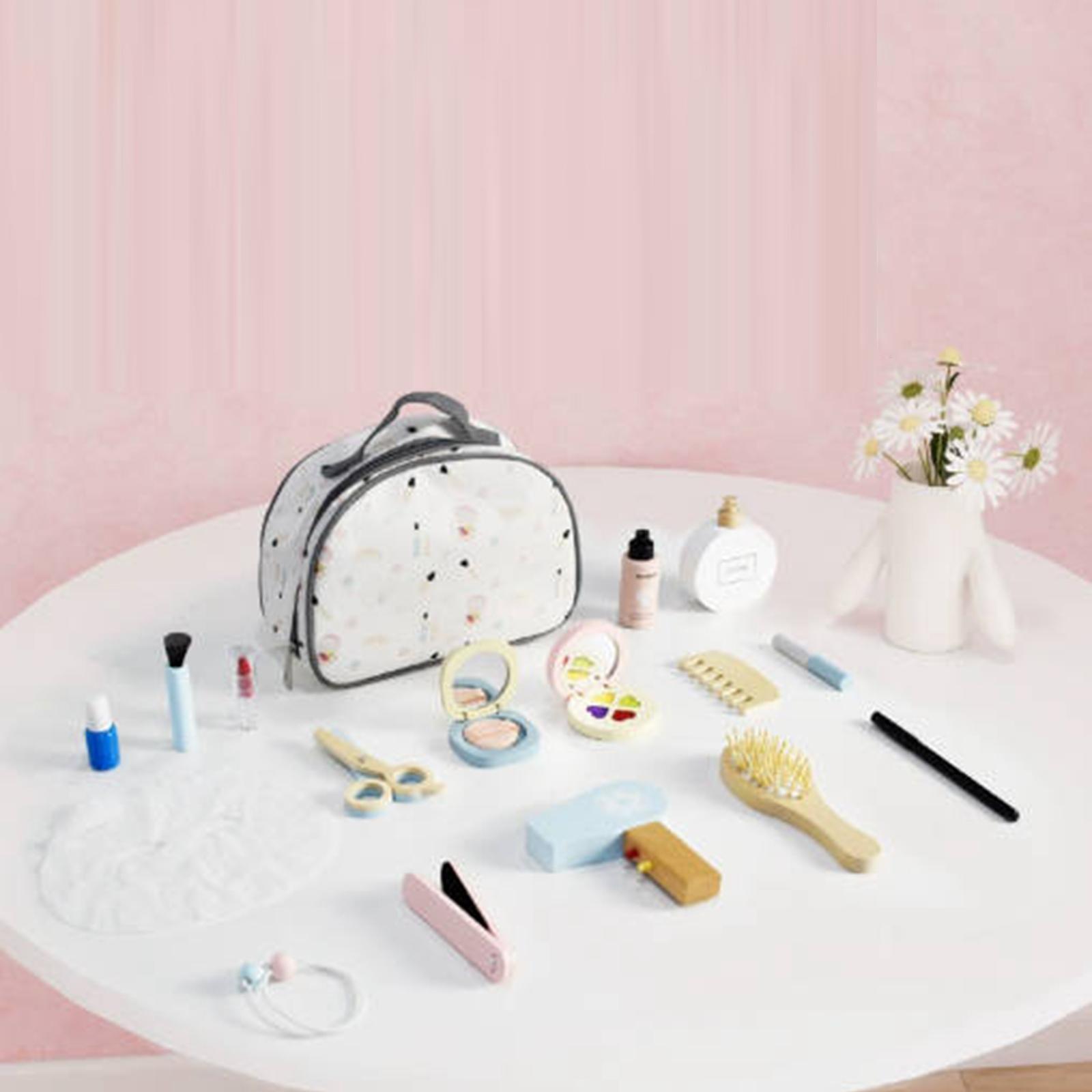 Wooden Makeup Toy Set Role Pla - Makeup Beauty House 评论和价格