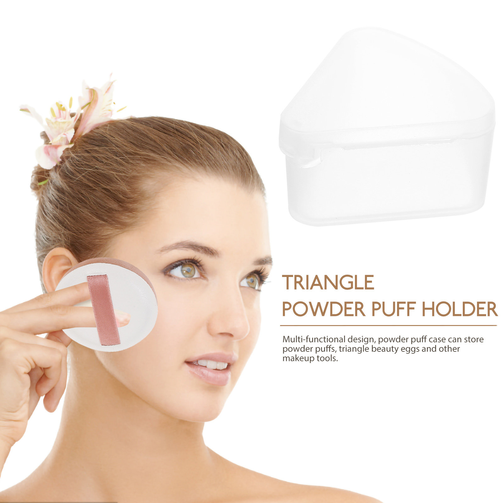 6Pcs Makeup Powder Puff Case T - Beauty Makeup Case 评论和价格