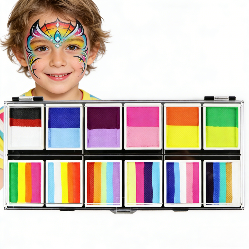 12 Color Multicolor Child Body - Beauty Makeup Kit For Kids 评论和价格