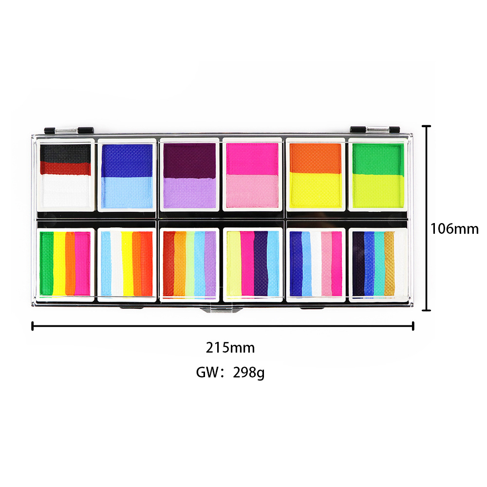 12 Color Multicolor Child Body - Beauty Makeup Kit For Kids 评论和价格