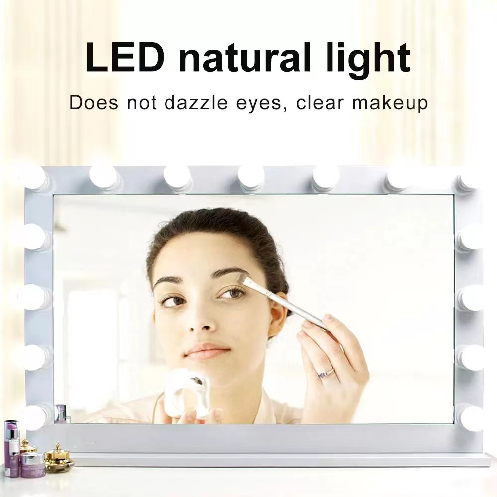 LED Light Paste Mirror Makeup  - Beauty Makeup Light 评论和价格