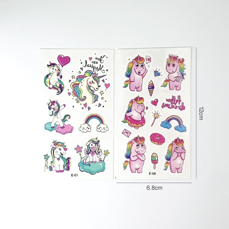 10 Sheets/Set Children Cute Ca - Beauty Makeup Kit For Kids 评论和价格