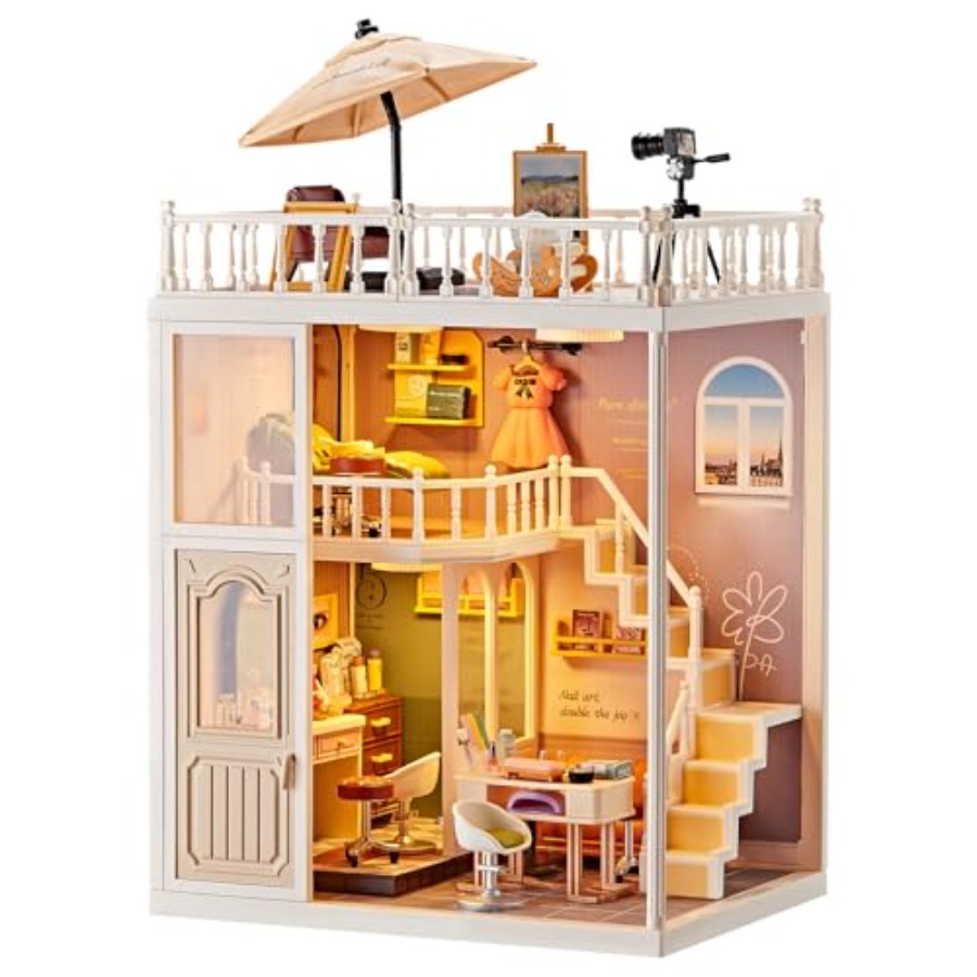 DIY Miniature House Kit Beauty - Beauty And Makeup Studio 评论和价格