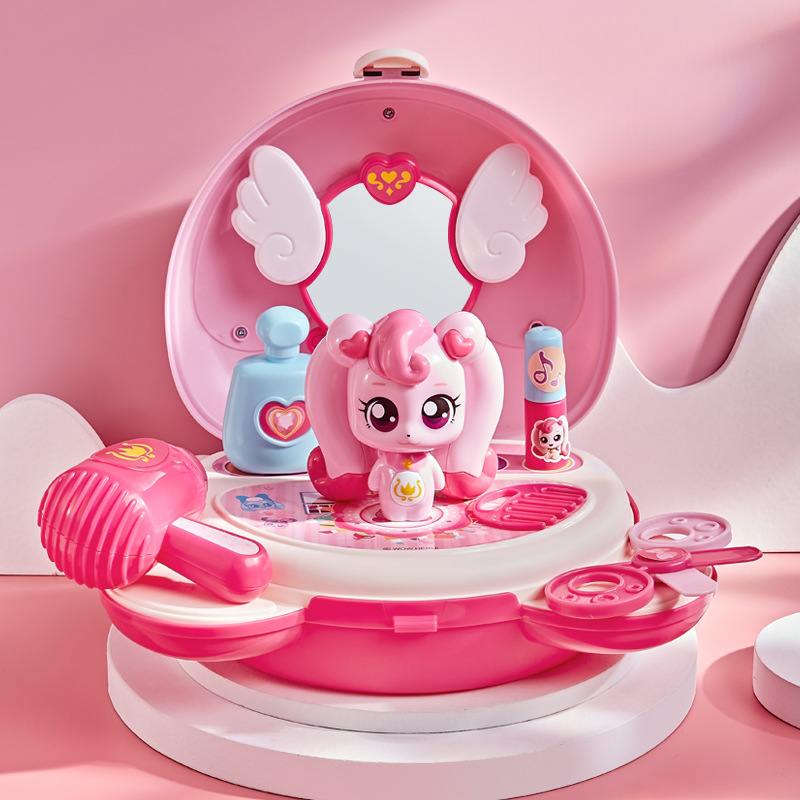 Children's Play House Toy Simu - Makeup Beauty House 评论和价格