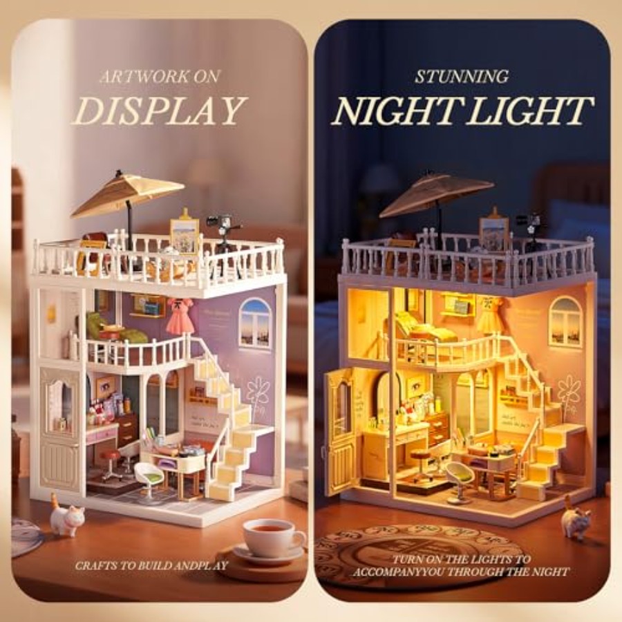 DIY Miniature House Kit Beauty - Beauty And Makeup Studio 评论和价格