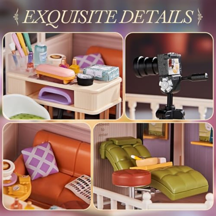 DIY Miniature House Kit Beauty - Beauty And Makeup Studio 评论和价格