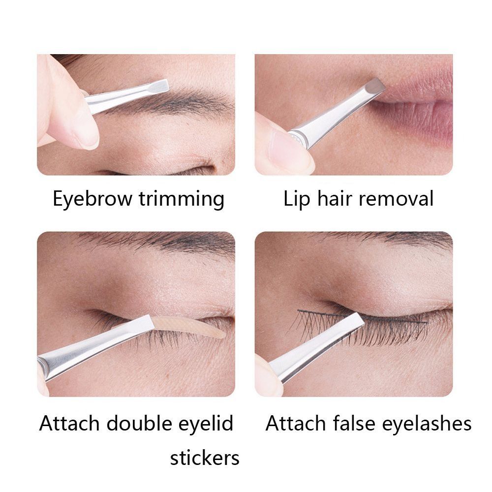 Tweezers Professional Stainles - Beauty - Makeup - Eyes 评论和价格