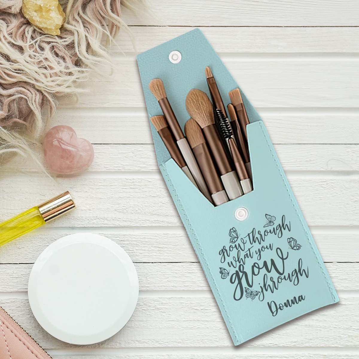1pc Custom Name Makeup Brush,  - Makeup Beauty House 评论和价格