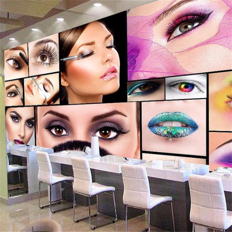 Custom photo wallpaper 3D mura - Makeup Beauty House 评论和价格