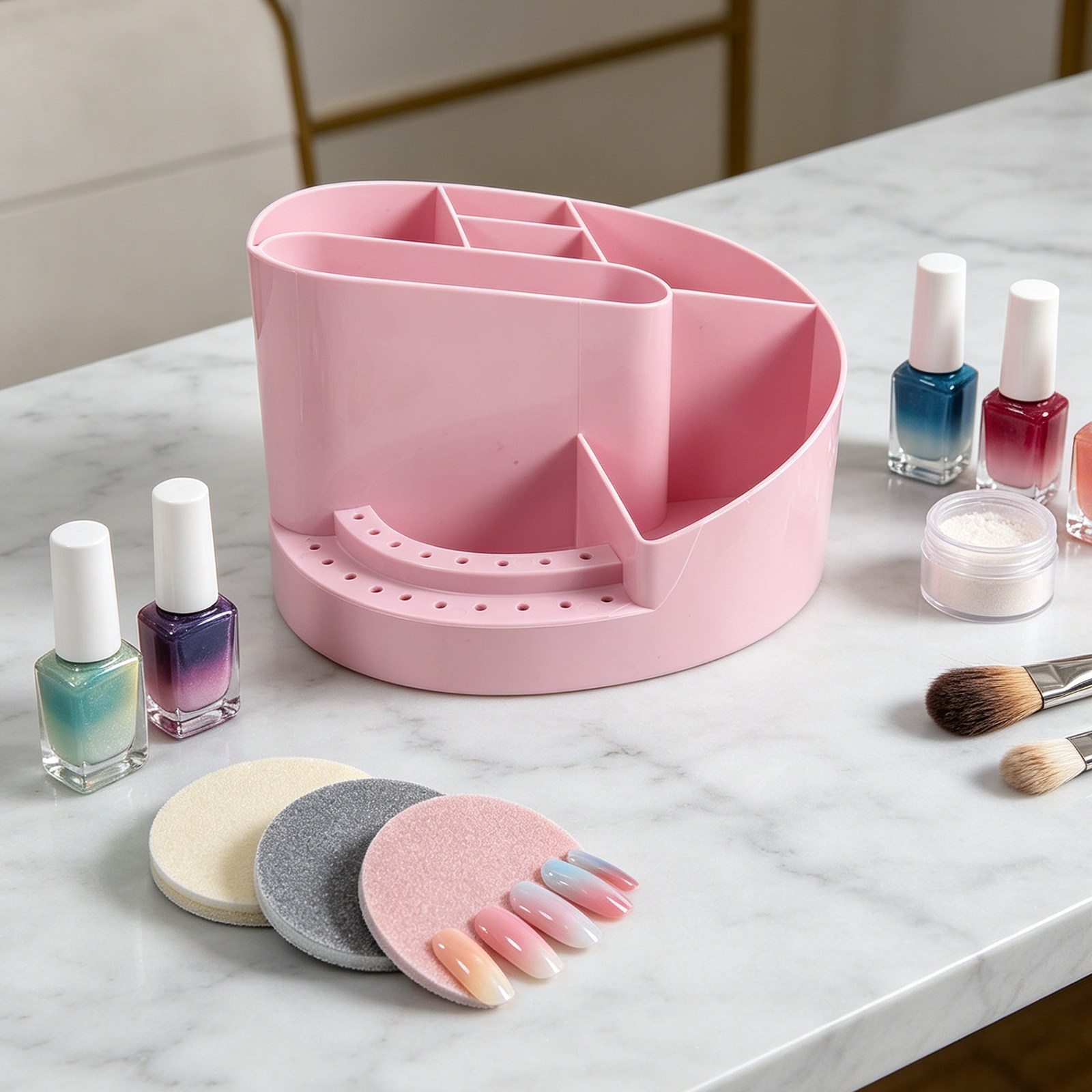 Large Transparent Nail Storage - Beauty Makeup Case 评论和价格