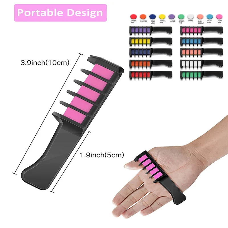 10PCS Children Multi Color Hai - Beauty Makeup Kit For Kids 评论和价格