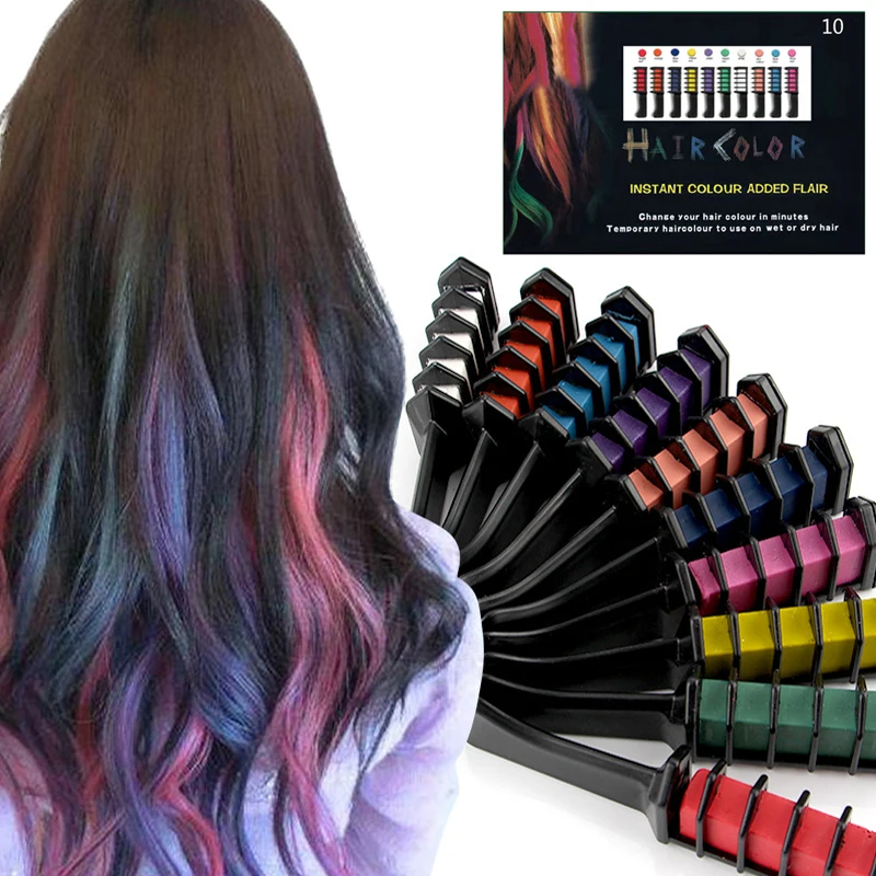10PCS Children Multi Color Hai - Beauty Makeup Kit For Kids 评论和价格