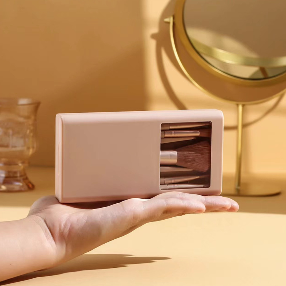 5pcs Cosmetic Brush Kit With M - Beauty Makeup Case 评论和价格