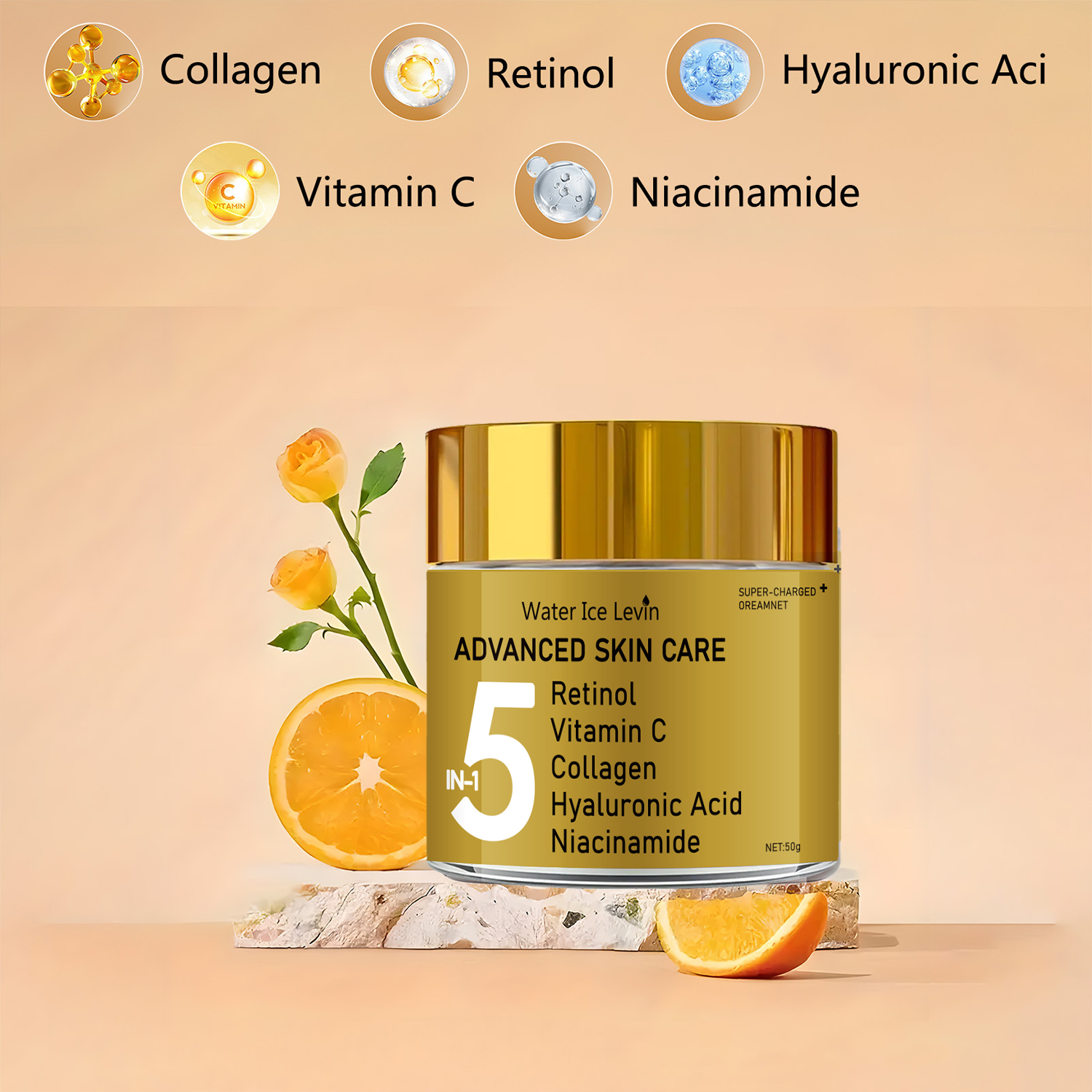 5-in-1 Facial Moisturizing Cre - Vitamin C Serum Face 评论和价格