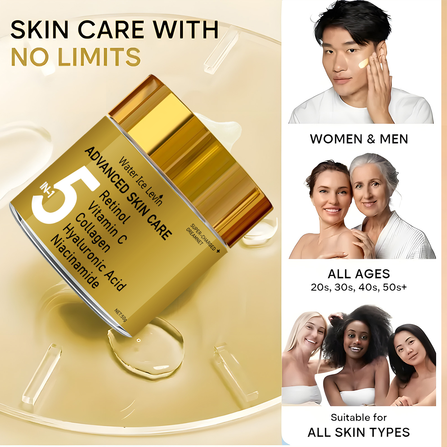 5-in-1 Facial Moisturizing Cre - Vitamin C Serum Face 评论和价格