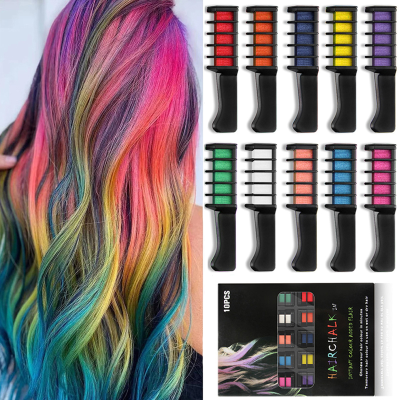 10PCS Children Multi Color Hai - Beauty Makeup Kit For Kids 评论和价格