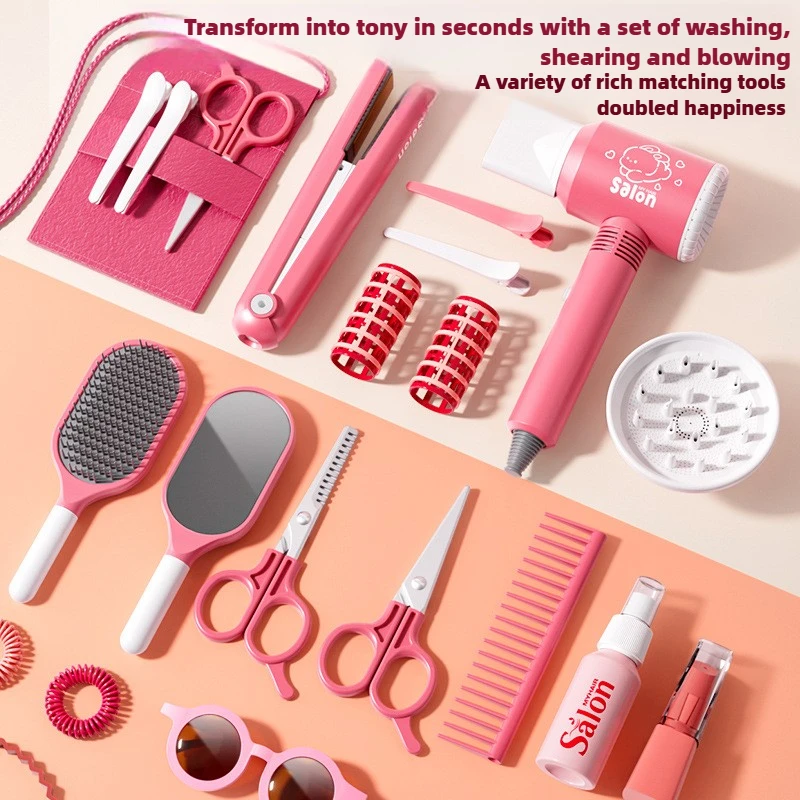 Girls Beauty Salon Set Kids Ha - Makeup Beauty House 评论和价格