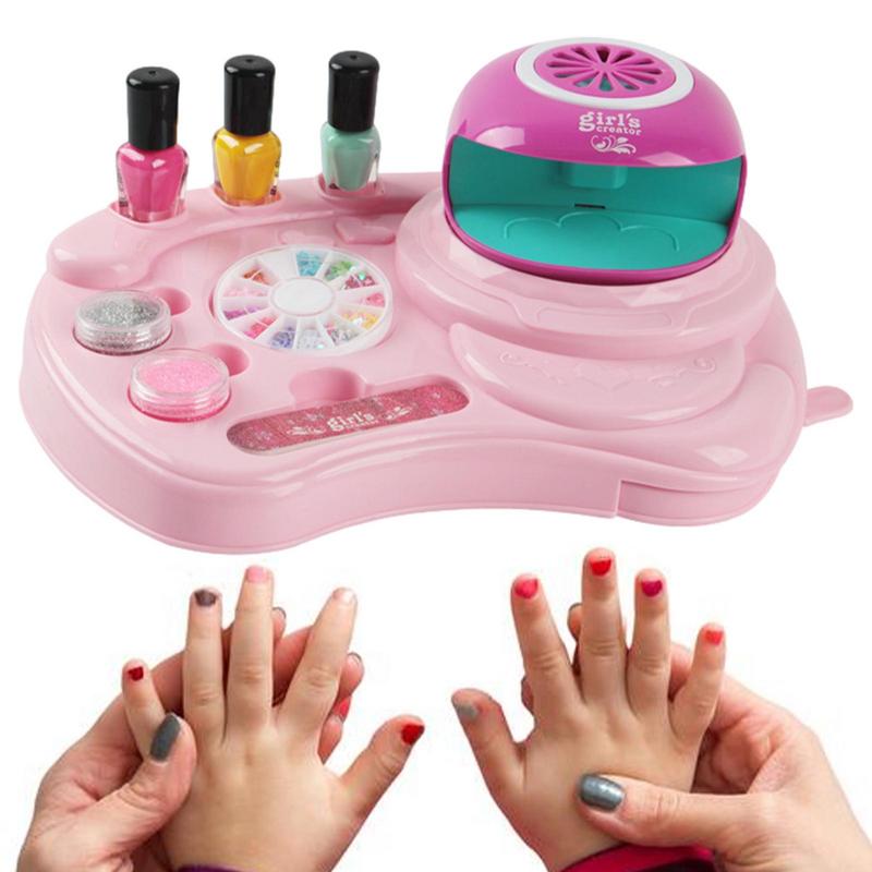 Kids Nail Polish Set Girls Nai - Beauty Makeup Kit For Kids 评论和价格