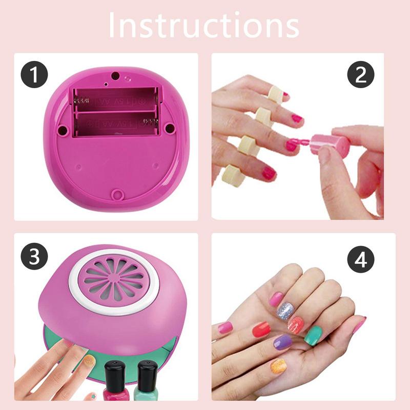Kids Nail Polish Set Girls Nai - Beauty Makeup Kit For Kids 评论和价格